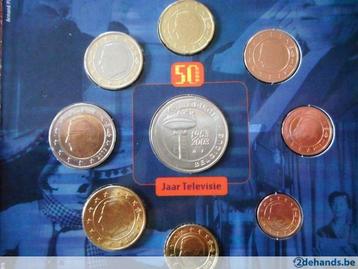 euro set belgie 2003 50jaar tv met coin, Envoi