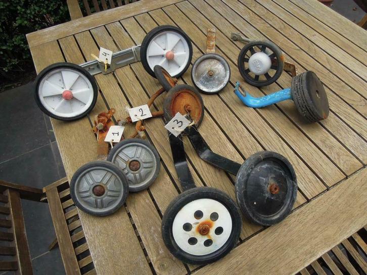 kinderzijwielen - fietswieltjes - steunwielen kinderfiets, Fietsen en Brommers, Fietsonderdelen, Gebruikt, Algemeen, Wiel, Ophalen of Verzenden