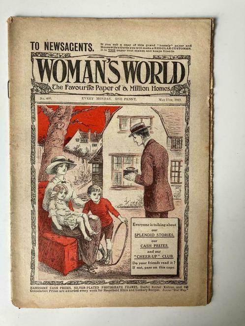 Woman's World - Engels weekblad – 1913, Antiek en Kunst, Antiek | Boeken en Manuscripten, Ophalen of Verzenden