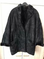 Manteau veste noire 3/4 cuir peau daim (état impeccable)