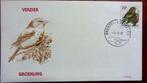 FIRST DAY COVER- VOGELS VAN BUZIN- DE GROENLING, Ophalen of Verzenden, Gestempeld, Dier of Natuur