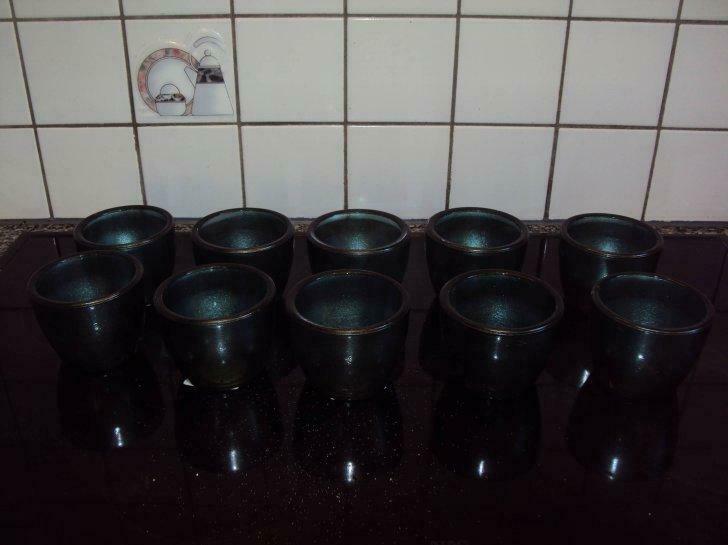 Set van 10 groene houders voor theelichtjes, Huis en Inrichting, Woonaccessoires | Kandelaars en Kaarsen, Gebruikt, Ophalen of Verzenden