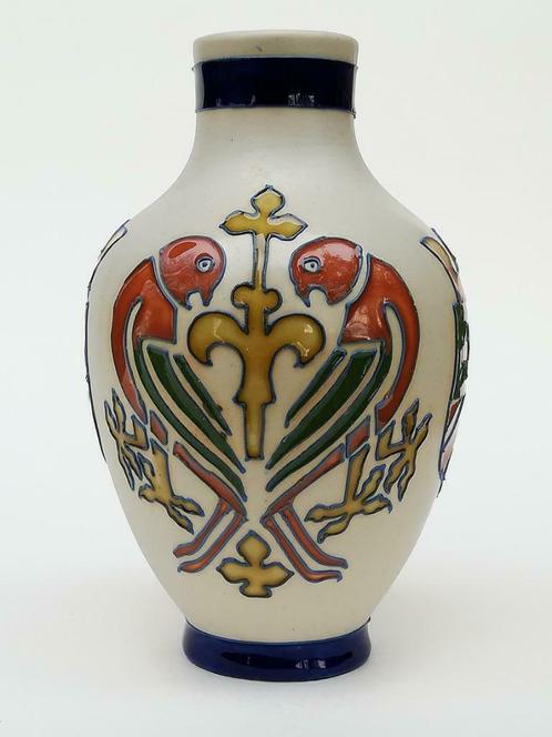 Boch Frères Keramis - mooie vaas - faience - Charles Catteau, Antiek en Kunst, Curiosa en Brocante, Ophalen of Verzenden