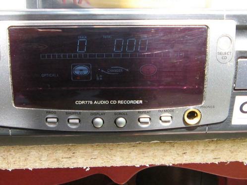 Audio Cd Recorder Philips CDR 775 in perfecte staat, TV, Hi-fi & Vidéo, Lecteurs CD, Comme neuf, Philips, Enlèvement ou Envoi