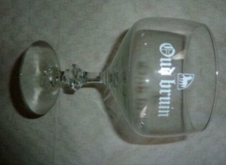 #A bier glas OUD BRUIN brouwerij Anglo Belge - Zulte, Verzamelen, Glas en Drinkglazen, Nieuw, Bierglas, Ophalen of Verzenden