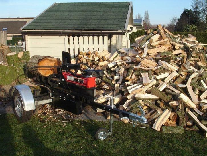 Houtkliever, Tuin en Terras, Kloofmachines, Gebruikt, Benzine, Ophalen of Verzenden