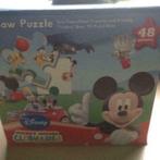 Puzzel Mickey Mouse clubhuis vloerpuzzel - 48 stuks Disney, 10 tot 50 stukjes, Ophalen of Verzenden, Zo goed als nieuw