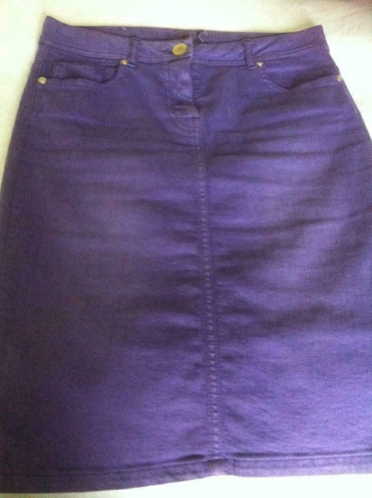 GIGUE rok in stretch/maat 36, Ophalen, Gedragen, Maat 36 (S), Paars