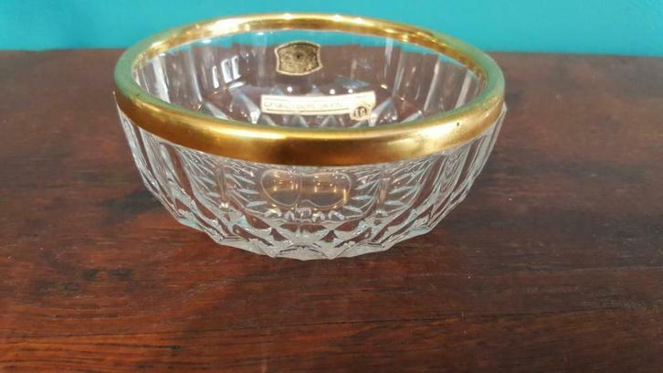 KOP in VAL ST LAMBERT gegarandeerd GOUD met FIJN GOUD, Antiek en Kunst, Antiek | Glaswerk en Kristal, Ophalen of Verzenden