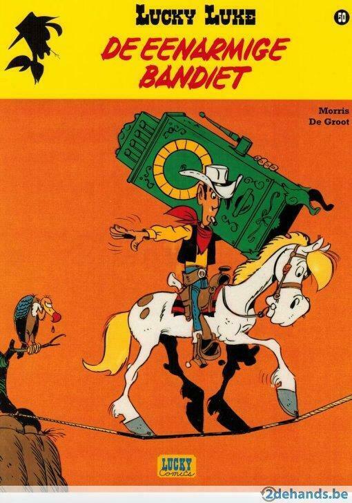 Lucky Luke: De éénarmige bandiet, tekeningen: Morris, scenar, Boeken, Stripverhalen, Nieuw, Ophalen of Verzenden