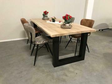 Eikenhouten BOOMSTAM Tafels Eettafel boomstamtafel ACTIE beschikbaar voor biedingen