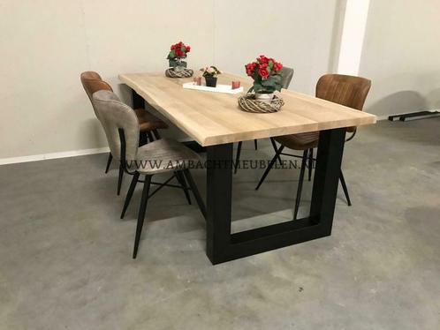 Eikenhouten BOOMSTAM Tafels Eettafel boomstamtafel ACTIE, Huis en Inrichting, Tafels | Eettafels, Nieuw, 50 tot 100 cm, 200 cm of meer