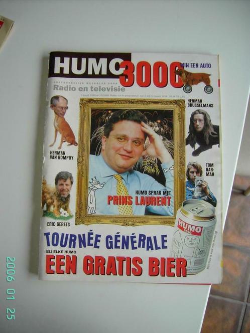 Humo nr 3000 van maart 1998  (groter formaat dan normaal), Boeken, Tijdschriften en Kranten, Gelezen, Ophalen of Verzenden