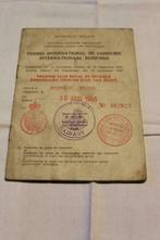 Ancien permis de conduire internationnal, Livres, Général, Utilisé, Enlèvement ou Envoi