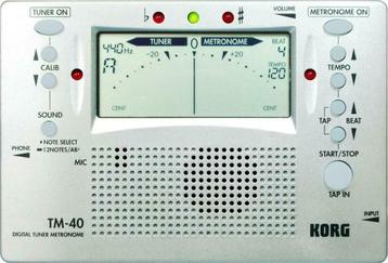 Korg TM40 Grand écran digital tuner et métronome