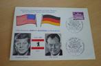 Eerstedagenvelop Deutsche Bundespost Besuch John F. Kennedy, Timbres & Monnaies, Enlèvement ou Envoi