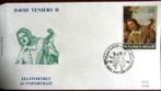 FIRST DAY COVER- SCHILDERIJEN- SCHILDERS- DAVID TENIERS II, Ophalen of Verzenden, Gestempeld, Overige thema's