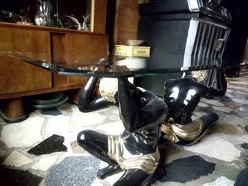 mid century table salon  blackamoor 1950