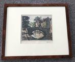 Albert Goethals (1885-1973) gravure Brugge, Ophalen of Verzenden