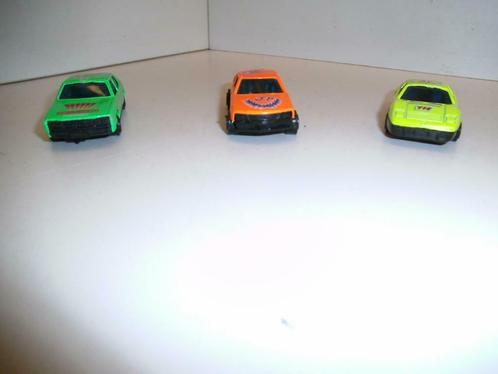 Lot 3 miniatuur racewagens (Verzam-019), Kinderen en Baby's, Speelgoed |Speelgoedvoertuigen, Nieuw, Ophalen of Verzenden