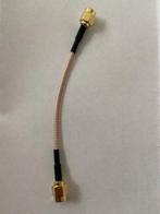 RP-SMA M naar SMA M kabel 10 cm RG316 nieuw, Telecommunicatie, Antennes en Masten, Ophalen of Verzenden, Nieuw, Accessoires