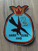 Patch promo 70B - Mirage - HARD AND SURE, Collections, Aviation, Écusson, Insigne ou Logo, Enlèvement ou Envoi, Neuf