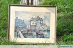 reproduction port de honfleur année 1975 avec cadre n°29, Antiek en Kunst