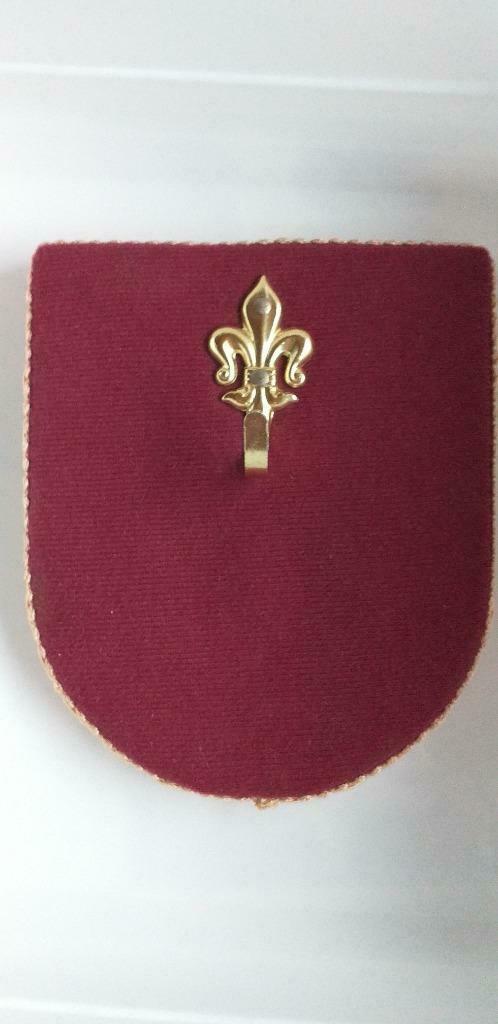 Fluwelen kapstokhaak, Antiek en Kunst, Antiek | Brons en Koper, Koper, Ophalen of Verzenden