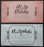 Etiquette de bière Hete Klinke & Klootzakske Fort Lapin 4j6, Collections, Utilisé, Enlèvement ou Envoi