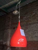 Hanglampen , lusters, Ophalen of Verzenden, Gebruikt, Glas, Hout
