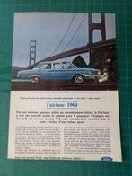 Ford fairlane 500 - publicité papier - 1963, Ophalen of Verzenden, Gebruikt, Overige typen