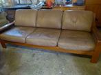 vintage sofa bowwood - leder 60er jaren, Maison et Meubles, Enlèvement ou Envoi