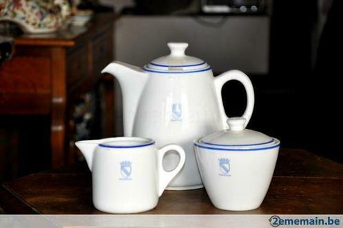 §ensemble pour café porcelaine embléme ville cachet  baudour, Antiek en Kunst, Antiek | Keramiek en Aardewerk, Ophalen