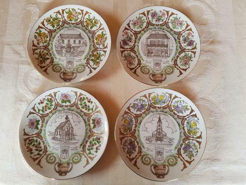 Limoges borden van Serskamp 1993 incl. houten staanders, Antiek en Kunst, Antiek | Wandborden en Tegels, Ophalen of Verzenden