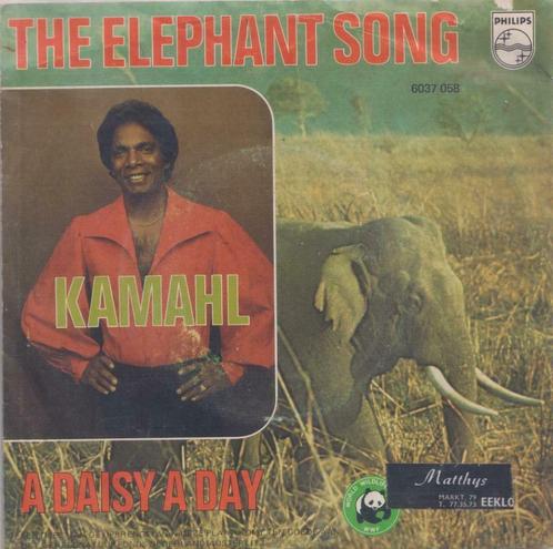 Kamahl – The elephant song / A daisy a day – Single, Cd's en Dvd's, Vinyl Singles, Gebruikt, Single, Pop, 7 inch, Ophalen of Verzenden