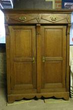 Meuble en chêne 2 portes, Antiquités & Art, Enlèvement