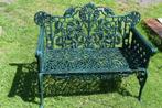 Banc de jardin en fonte patinée, Jardin & Terrasse, Ensembles de jardin, Enlèvement, Utilisé, Autres matériaux