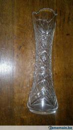 Ancien vase demi-cristal taillé