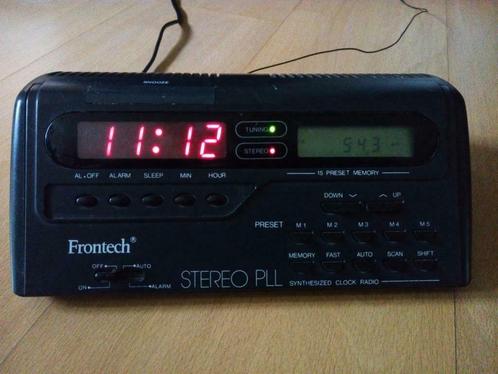 Wekker-Radio Frontech MH-898 Stereo PLL, TV, Hi-fi & Vidéo, Radios, Utilisé, Radio, Enlèvement