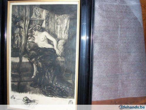 Gravure Alméry Lobel Rich (1880-1950), Antiquités & Art, Art | Eaux-fortes & Gravures, Enlèvement