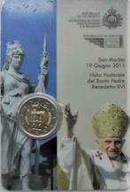 2 euro en coincard 2011 St Marin visite du pape