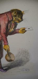 PierreGoet v.z GrandvilleJJ 1840 ruimtevliegen verder  kleur, Ophalen of Verzenden