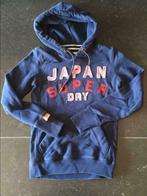 superdry donkerblauwe hoodie maat XS, Taille 34 (XS) ou plus petite, Bleu, Superdry, Porté
