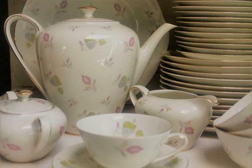 Vintage Koffieservies 12p, Taartschotel - Bavaria Eschenbach, Verzamelen, Retro, Huis en Inrichting, Ophalen