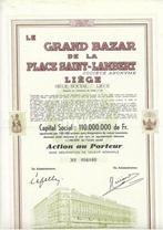 Grand Bazar de la Place Saint-Lambert - 1950, 1920 à 1950, Action, Envoi