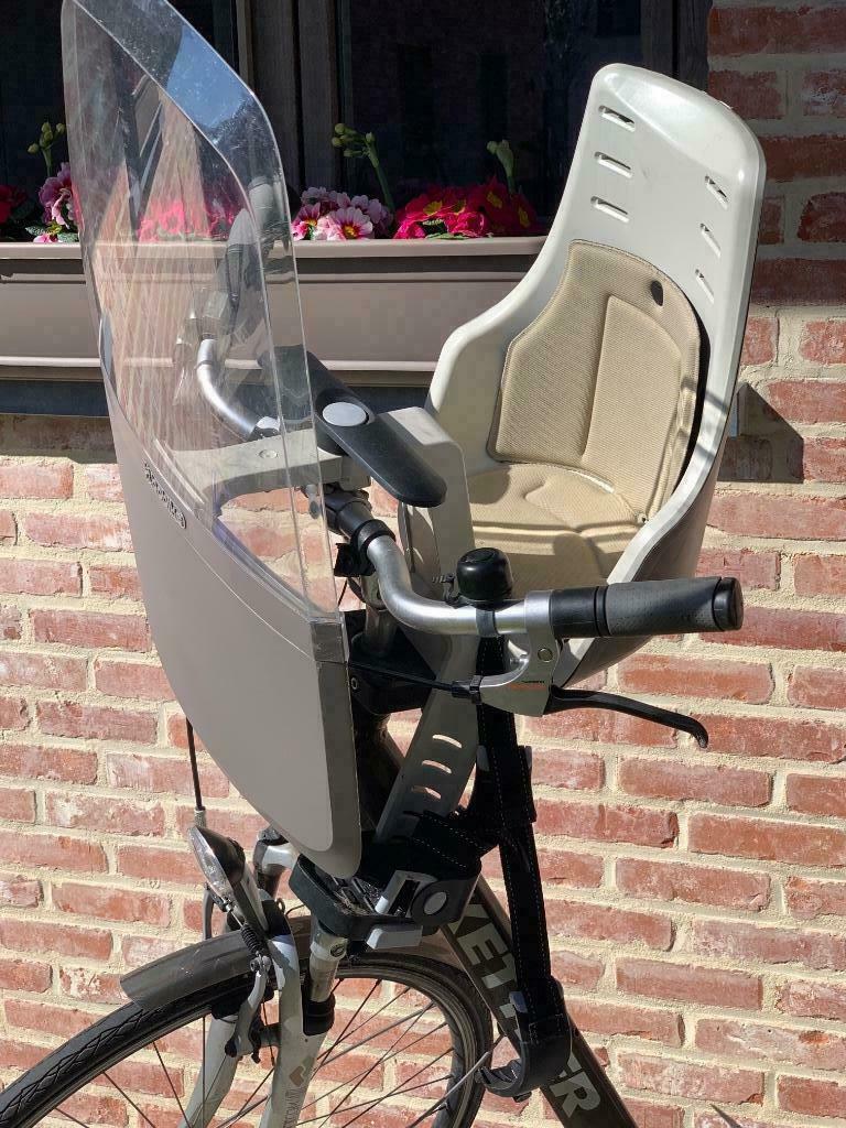 ② Bobike Exclusive fietsstoeltje vooraan met windscherm - Safa —  Fietsaccessoires | Fietsstoeltjes — 2dehands