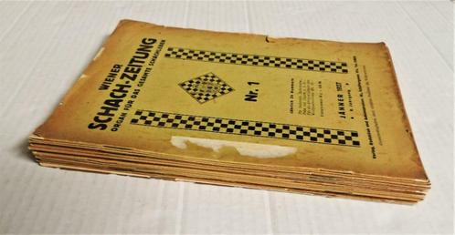 Wiener Schach-Zeitung - 5e Jahrgang - Janv.1927-Déc.1927, Hobby & Loisirs créatifs, Jeux de société | Jeux de plateau, Utilisé