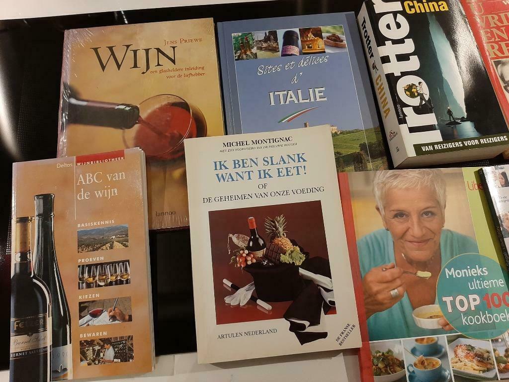 PAKKET BOEKEN(13)  (ETEN&KOKEN,REIZEN,WIJN,MAATSCHAPPIJ..), Boeken, Ophalen, Nieuw