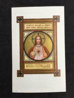 Carte du Saint en imprimé or LE SAINT-CŒUR DE JÉSUS, Enlèvement ou Envoi, Image pieuse