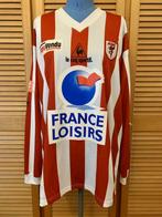 Maillot football AS Cannes #18 match worn vintage France, Sport en Fitness, Maat XL, Gebruikt, Shirt